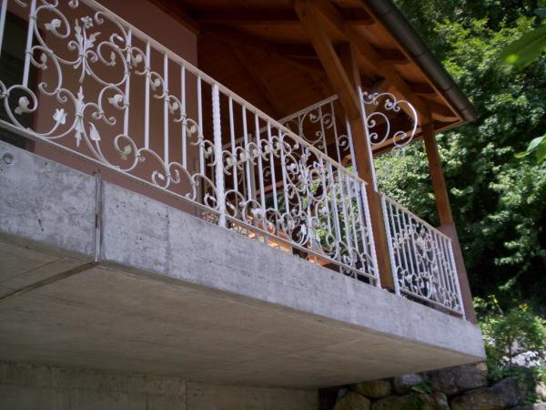 Klassische Stahl Treppe Schmiedeeisen Treppen Balkon Geländer Maßfertigung 113