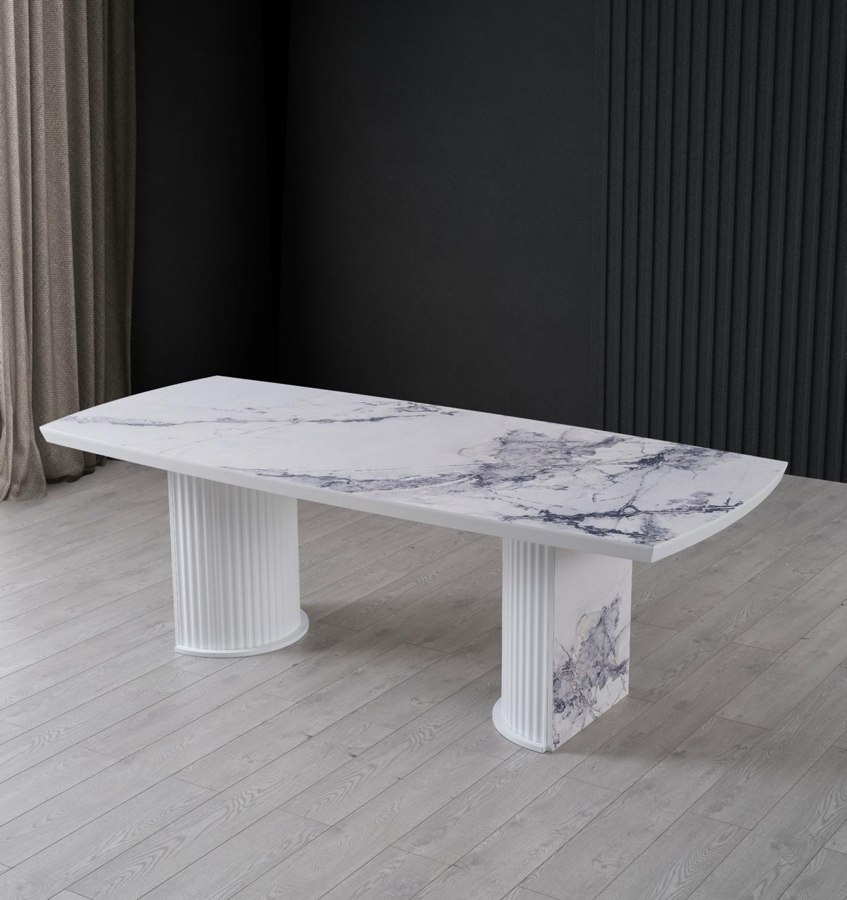 Tisch Luxus Esszimmertisch Esszimmer Holz Marmor Ess Möbel Neu Modern