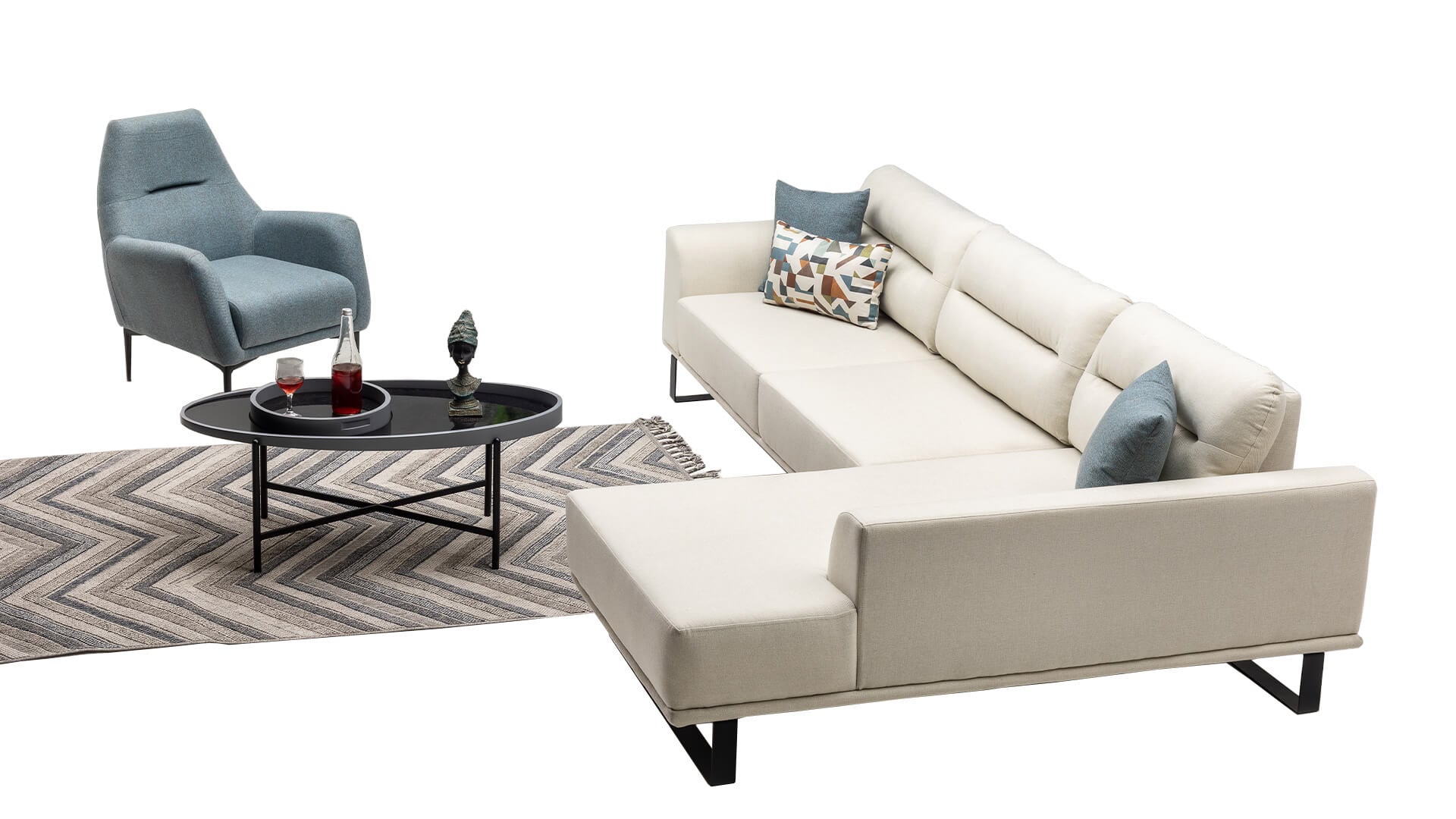Sofa Eckgarnitur Eckcouch Couch Ecksofa Lounge Wohnraumsofa Polsterlandschaft