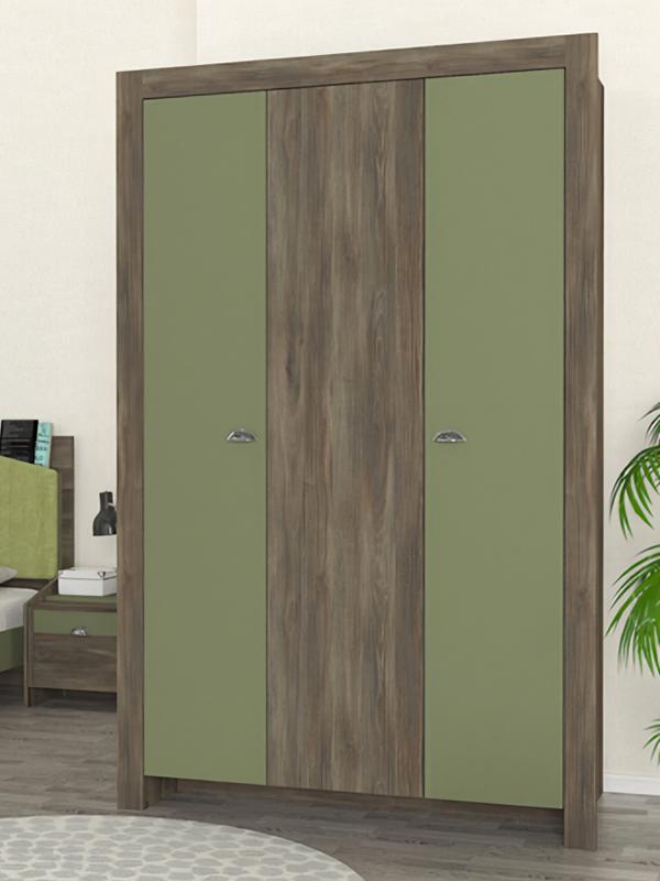 Kleiderschrank Kindezimmer Moderne Möbel Holz Luxus Design Grün Jugendmöbel