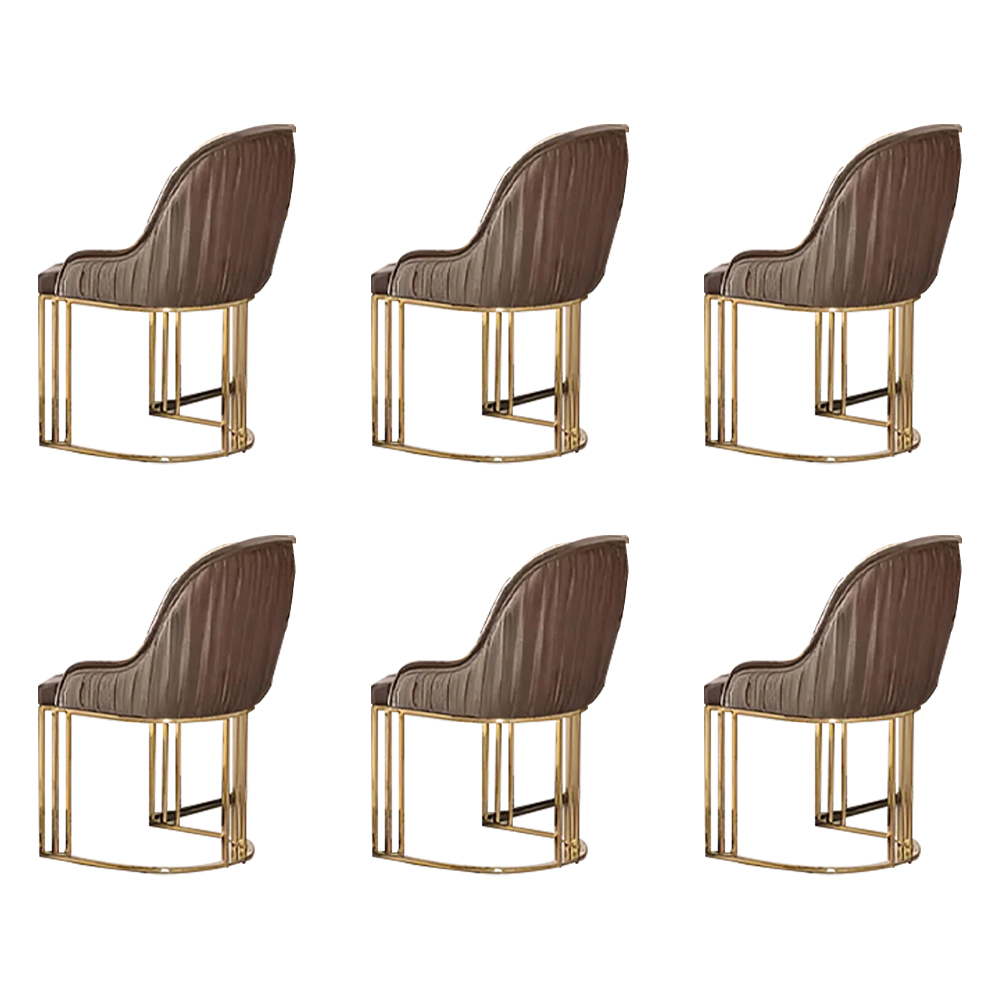 Komplette Küchenstühle Esszimmerstühle Stühle Beige 6tlg Stoff Design
