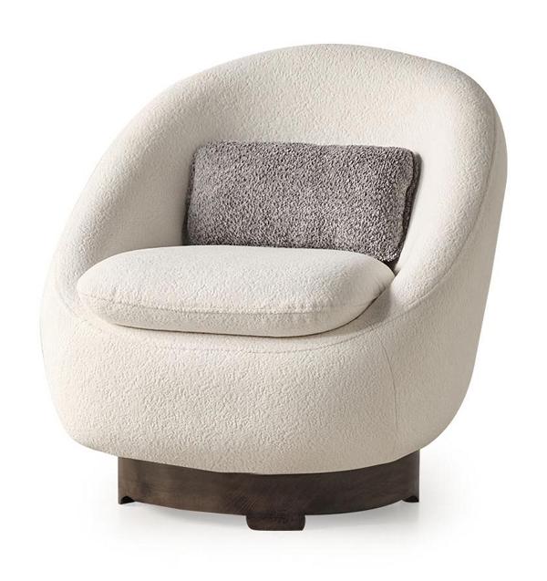 Moderne Sessel Weiß Polstermöbel Wohnzimmer Sitz Luxus Polstersessel