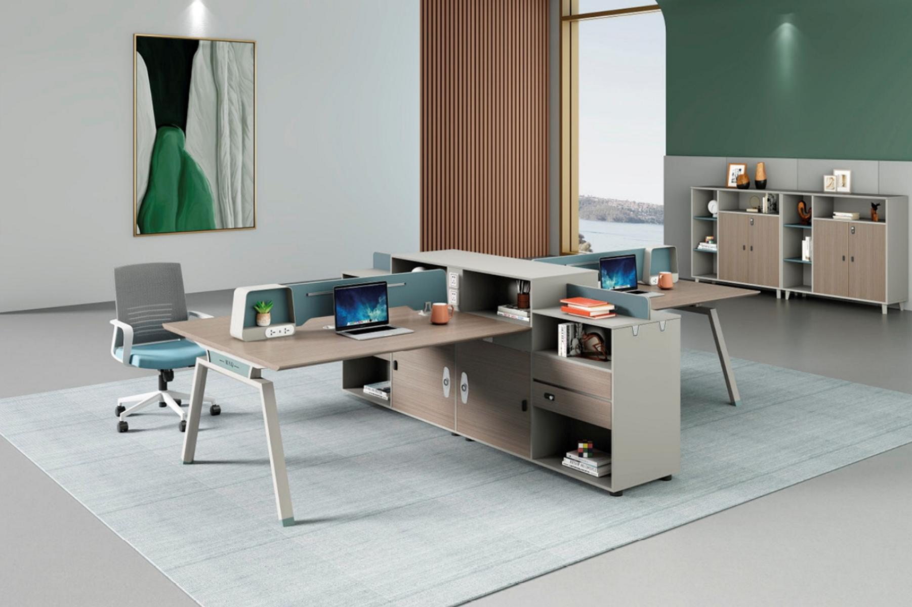Coworking Team Schreibtisch Projekttische Workstations Tisch Kombiarbeitsplätze