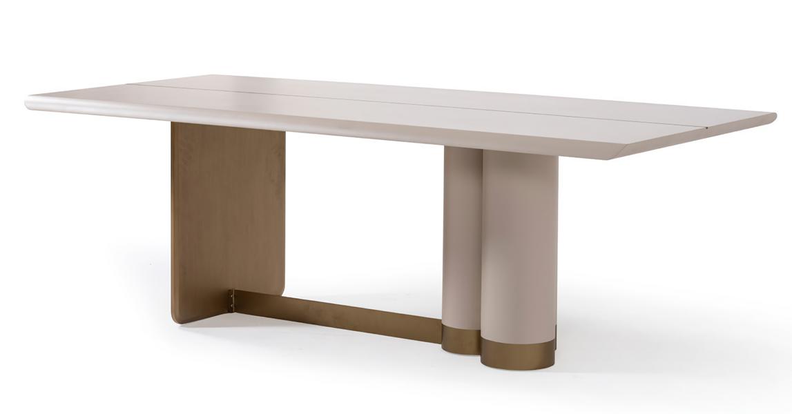 Modern Esstisch Beige Tisch Funktional Küchentisch Robust Esszimmertisch