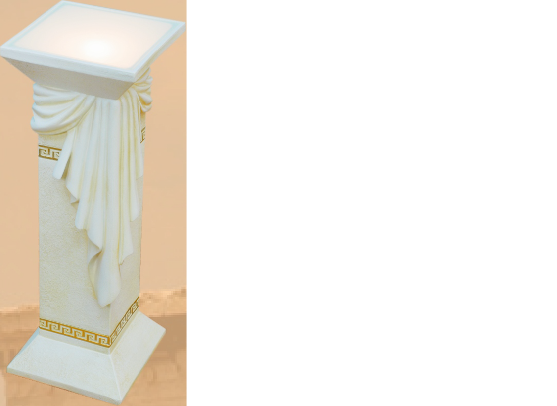 Design Säulenlampe Säule Beleuchtet Leuchte Lampe Dekolampe Beleuchtung 6860 Neu