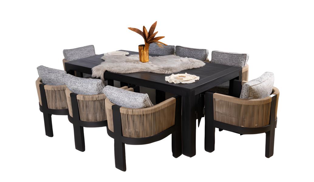 Gartenmöbel Set Gartengarnitur Esstisch Stühle Sitzgruppe Essgruppe Terrassen