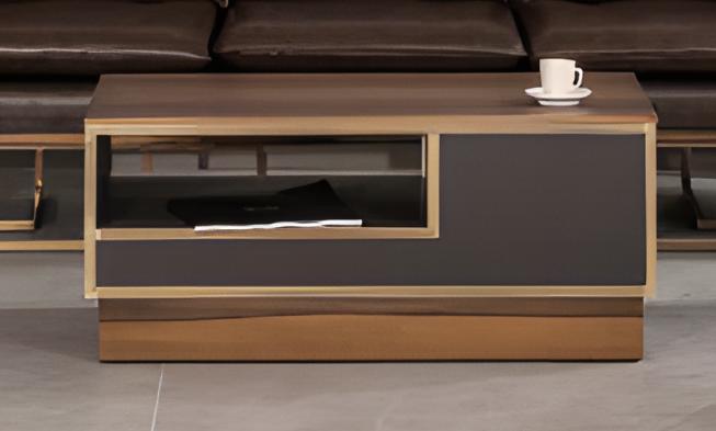 Couchtisch Büro Arbeitszimmer Design Couchtisch Modern Tische Braun Neu