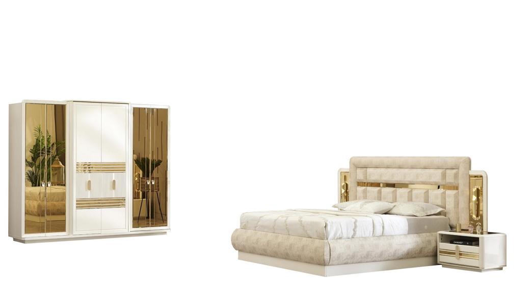 Betten Nachttische Schlafzimmer Einrichtung Schlafzimmermöbel Möbel Ensemble