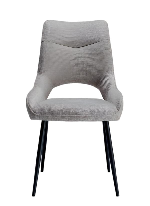 Stuhl Design Polster Holz Stuhl Stühle Sitz Lehn Grau Esszimmer Luxus