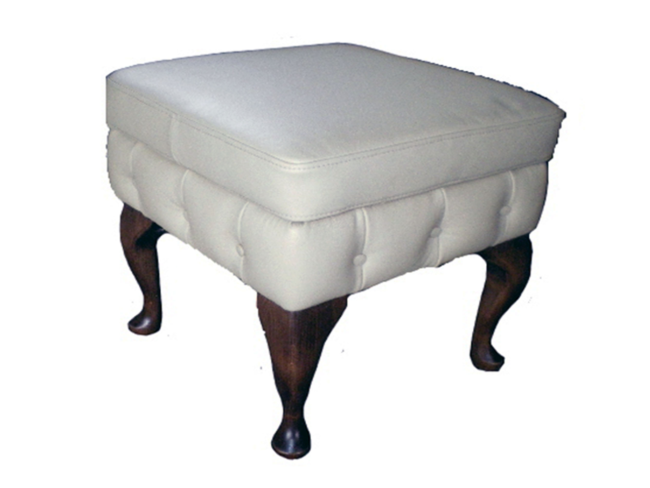 Hocker Chesterfield Beistellhocker Ottomane Couch Leder Stoff Textil Sitz Neu