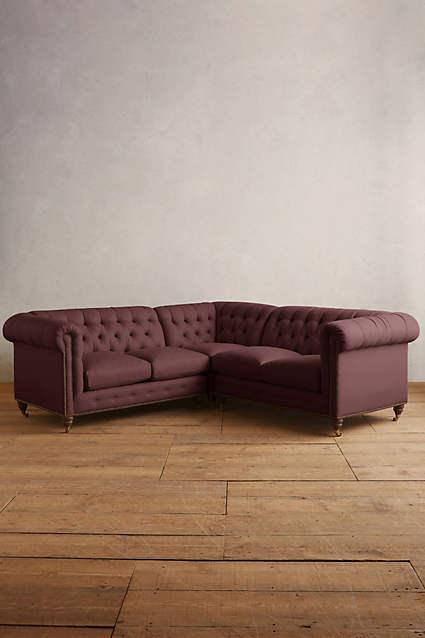 Chesterfield Ecksofa Couch Designer Polster Ecke Textil Sofa Garnitur 1013-14