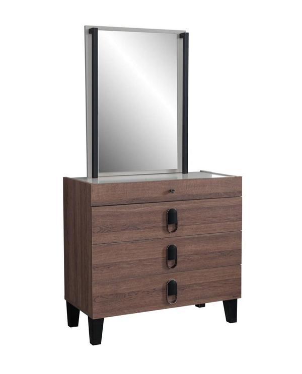 Kommode Braun Design Modernes Schlafzimmer Modern Top-Qualität Kommoden Stilvoll