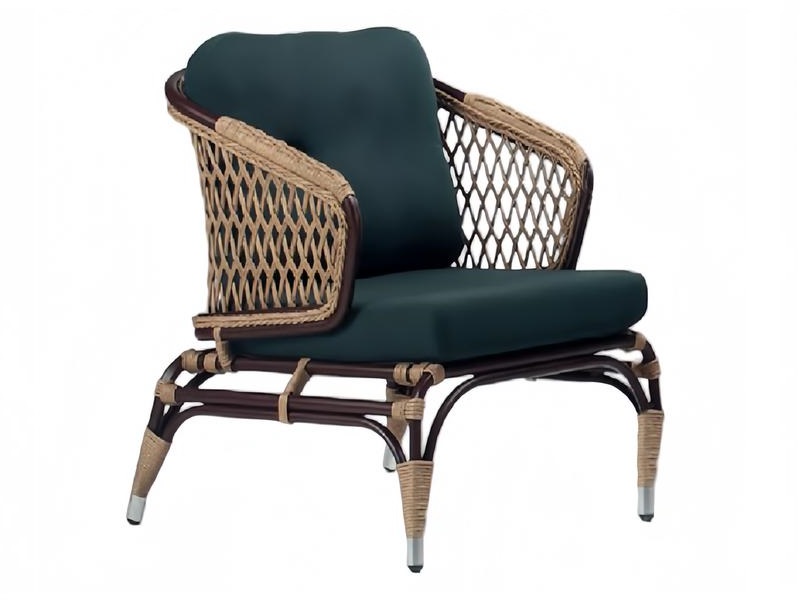 Sessel Grün Design Couch Relax Hochwertig Hochwertig Rattan Polster Sitzer Luxus