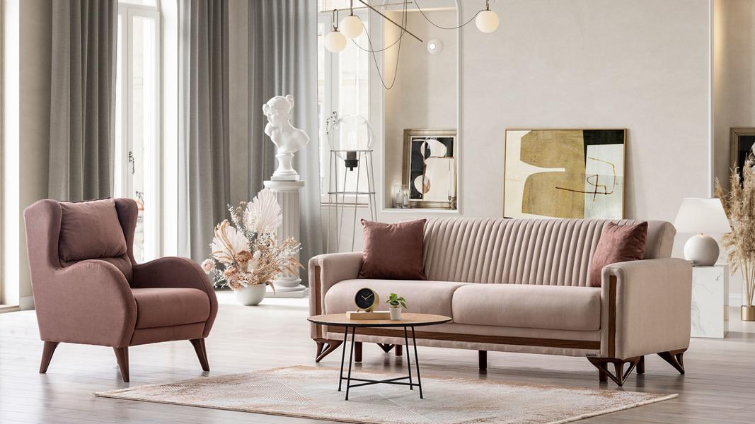 Bequeme Sofagarnitur 3+1 Sitzer – Stilvolles Design für komfortables Wohnen