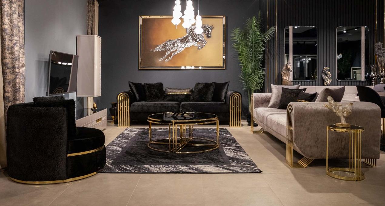 Sofagarnitur 3+3+1 Sitzer Sessel Garnitur Modern Relax Einsitzer Möbel Sofort