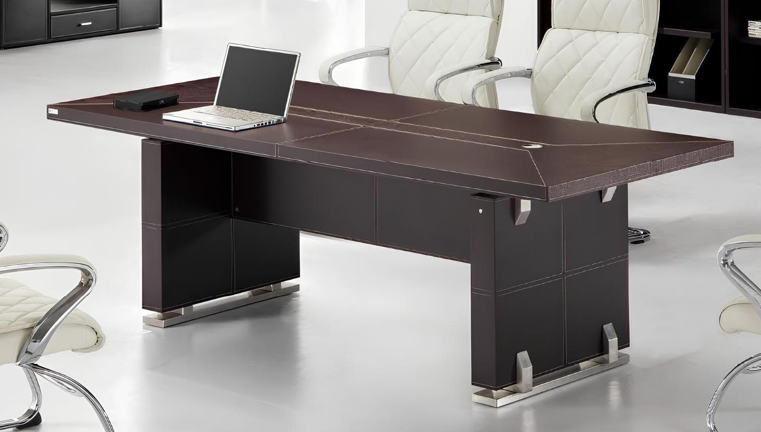 Moderner Büro Konferenztisch Tische Holz Design Möbel Besprechungs Tisch 220cm Sofort