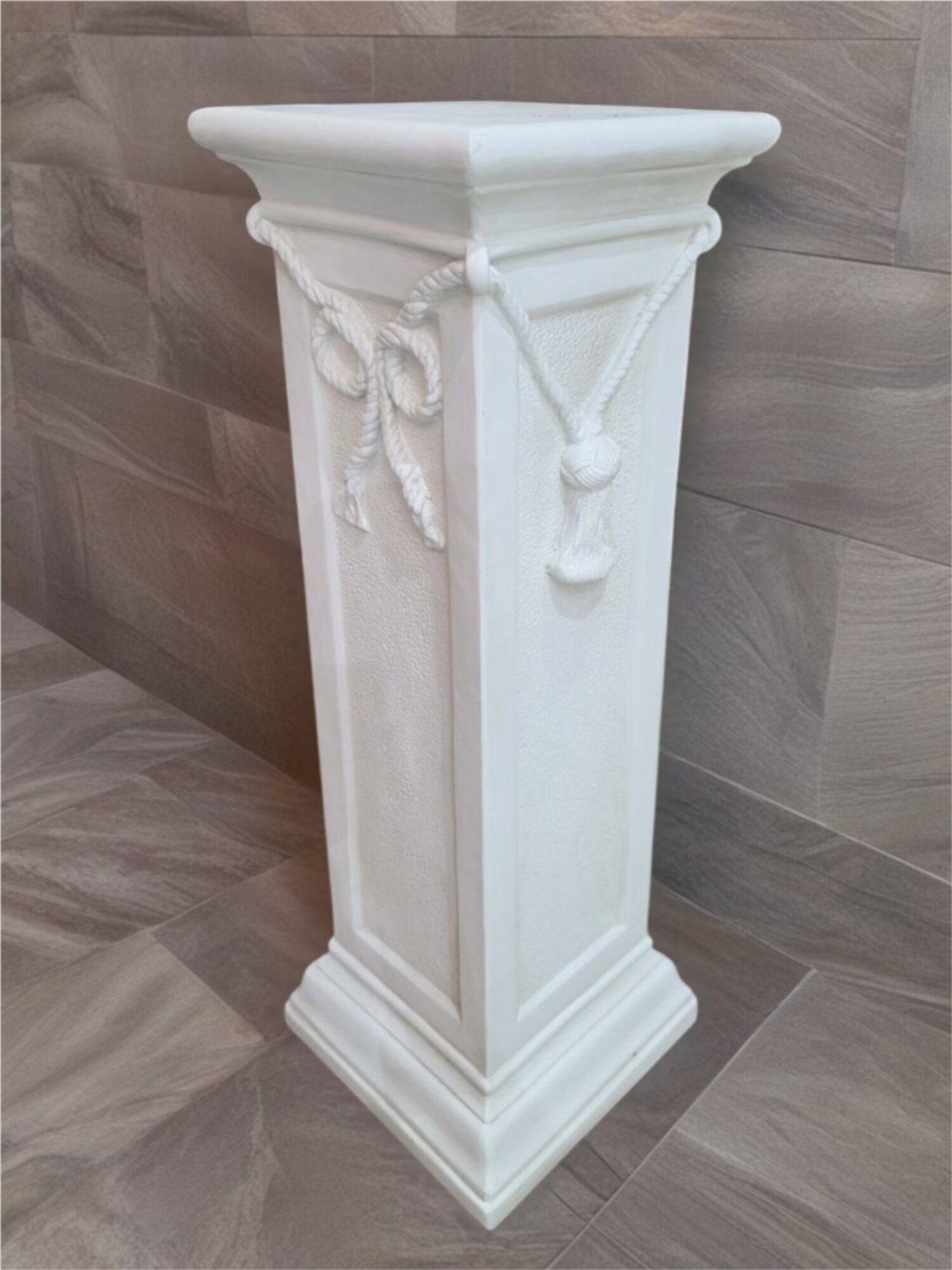 Weiß Dekorative Blumensäule Blumenständer Säule im griechischen Stil Sofort