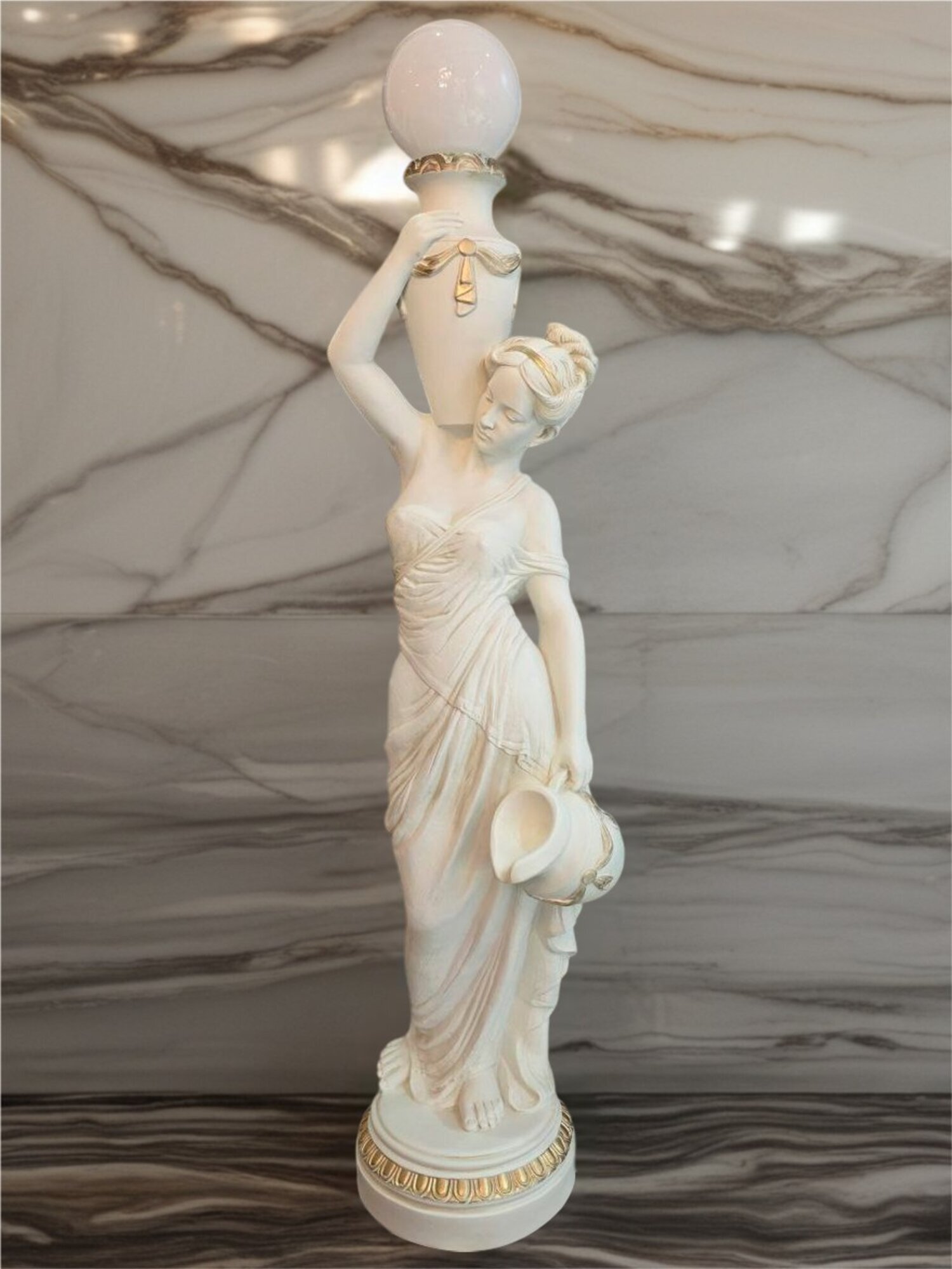 Stehleuchte Skulptur Figur Lampen Leuchte Ägypten Statue Figuren Skulpturen Sofort