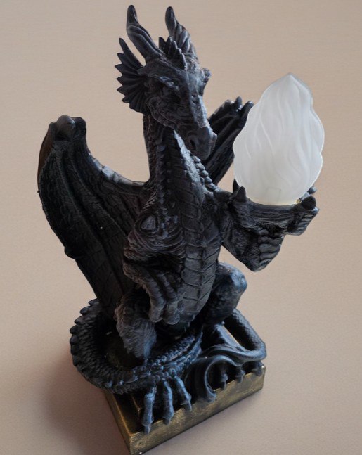 Design Gothik Stehleuchte Lampe Dekorative Stand Leuchte Leuchten Drachen Sofort