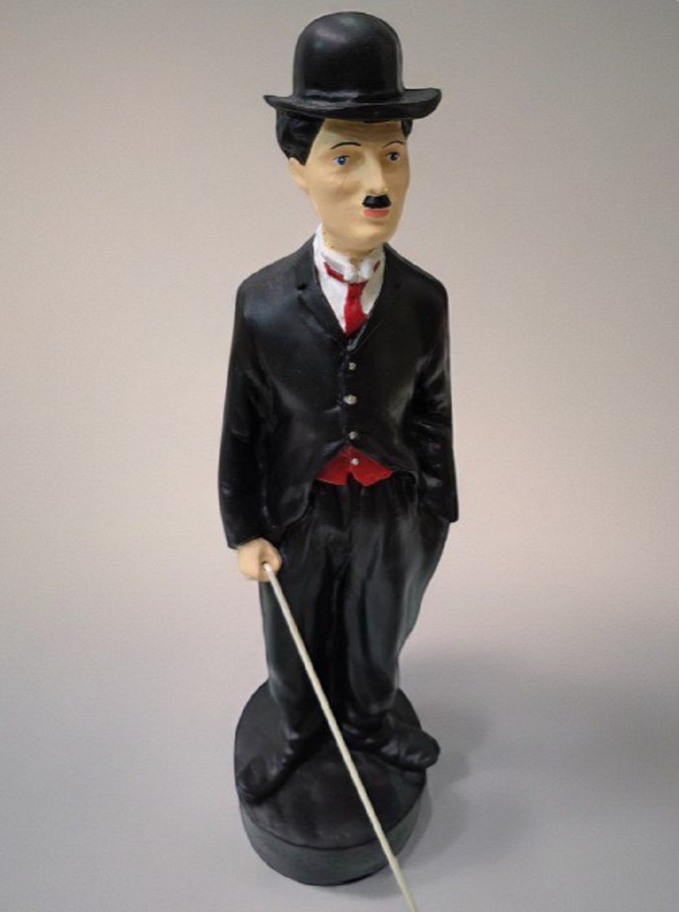 Design Chaplin Figur Statue Skulptur Figuren Skulpturen Dekoration Deko Sofort