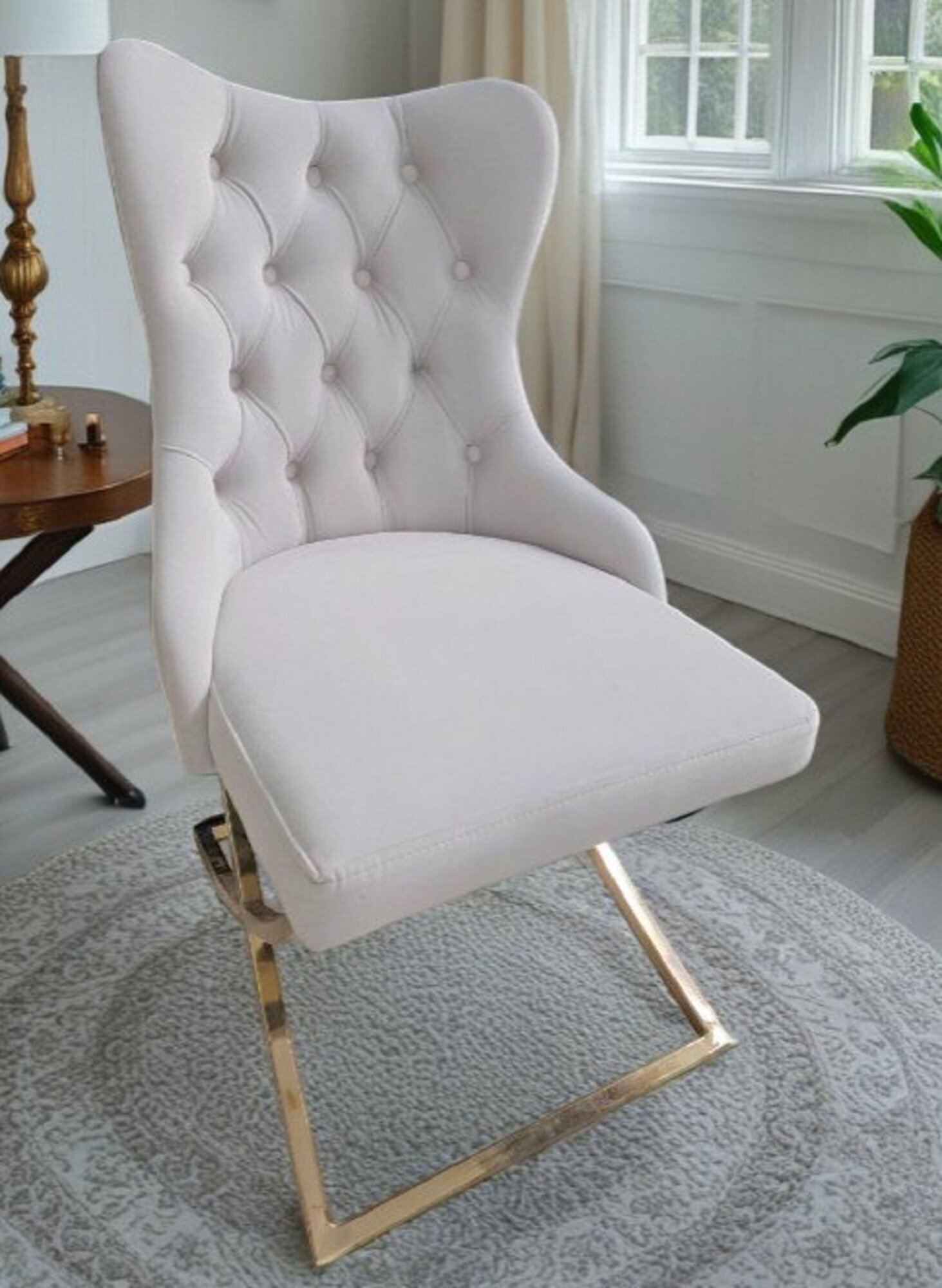 Esszimmer Stuhl 1 Sitzer Sessel Edelstahl Luxus Modern Möbel Design Sofort