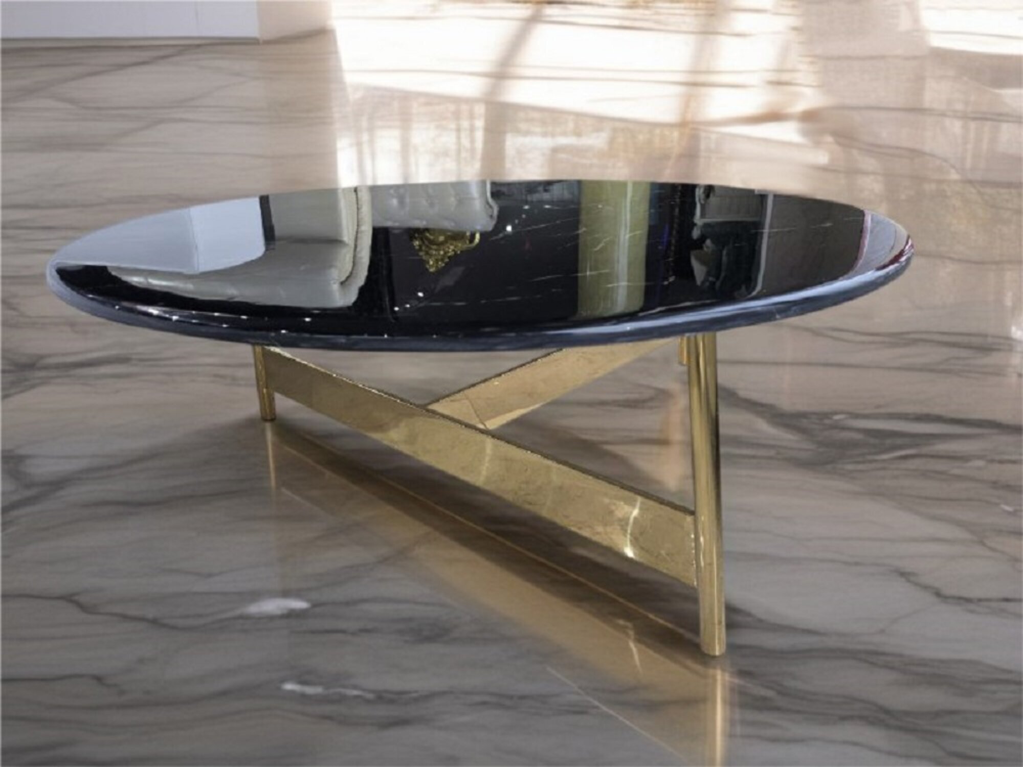 Neu Designer Klassischer Couchtisch Beistelltisch Sofa Wohnzimmer Tisch Sofort