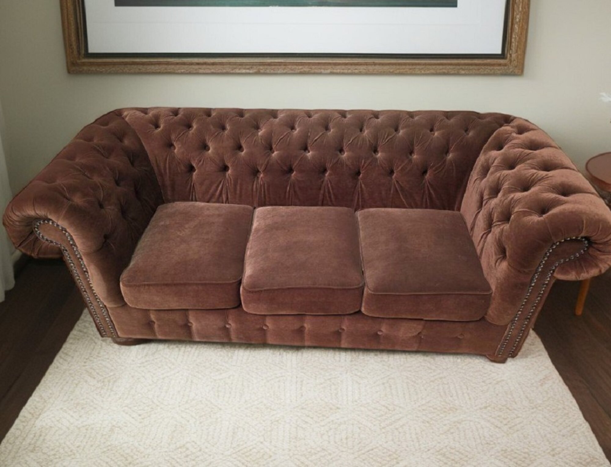 Sofa 3 Sitzer Chesterfield Couch Polster Wohnzimmer Sofas Design Sofort