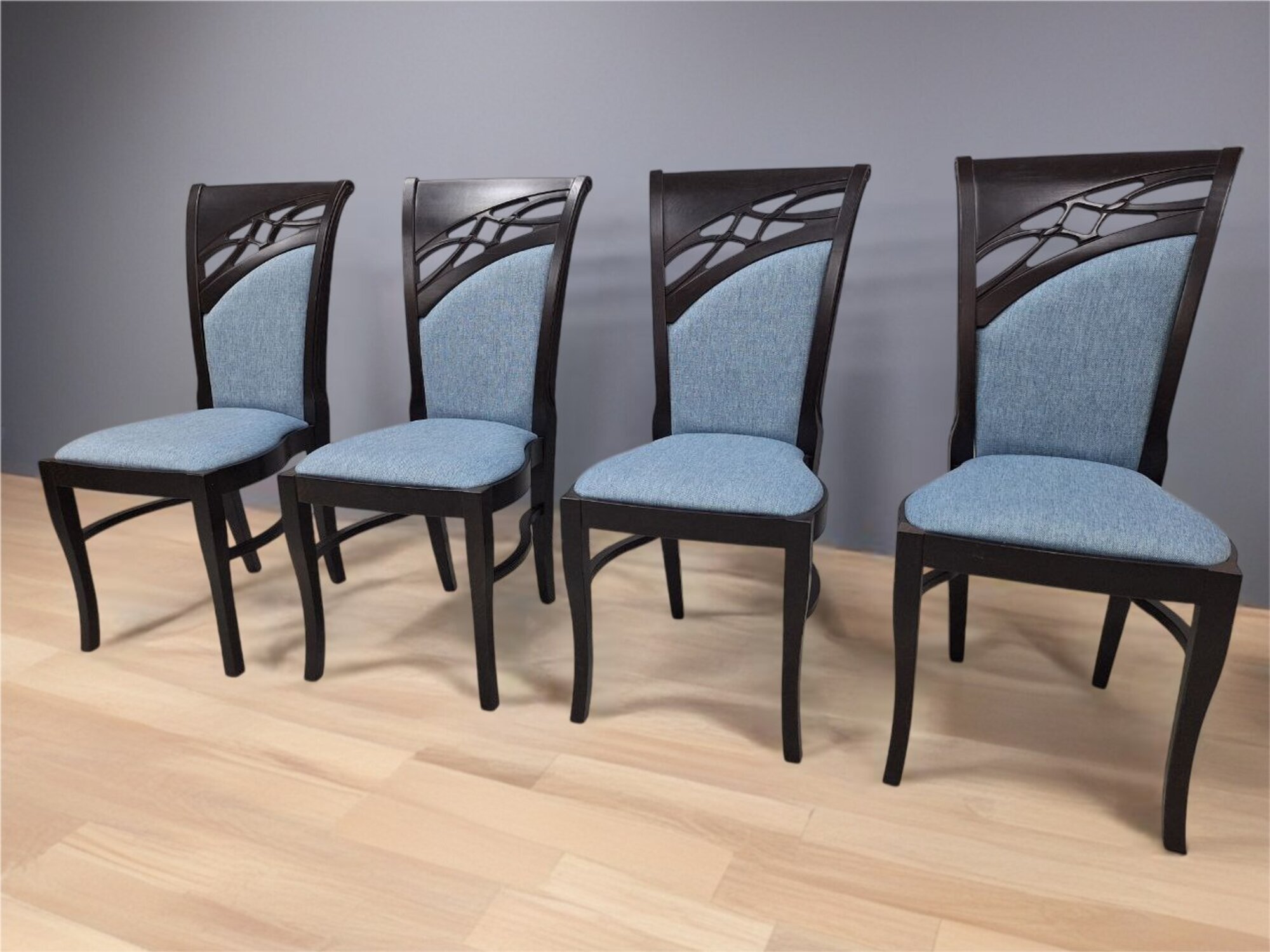 4x Massivholzstühle Esszimmerstühle Designerstühle Esszimmerstühle Sofort