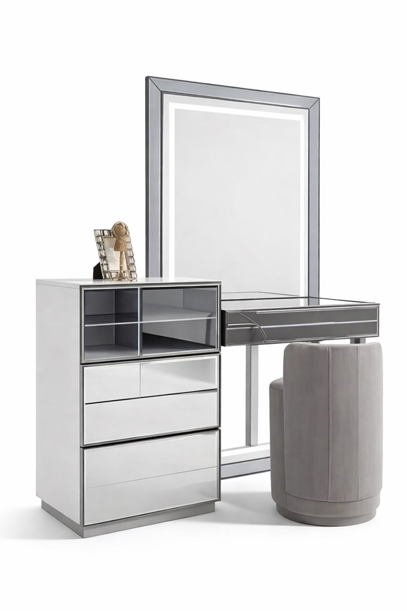Schminktisch Set Konsole Schlafzimmer Möbel Design Hocker Tisch 2tlg Sofort