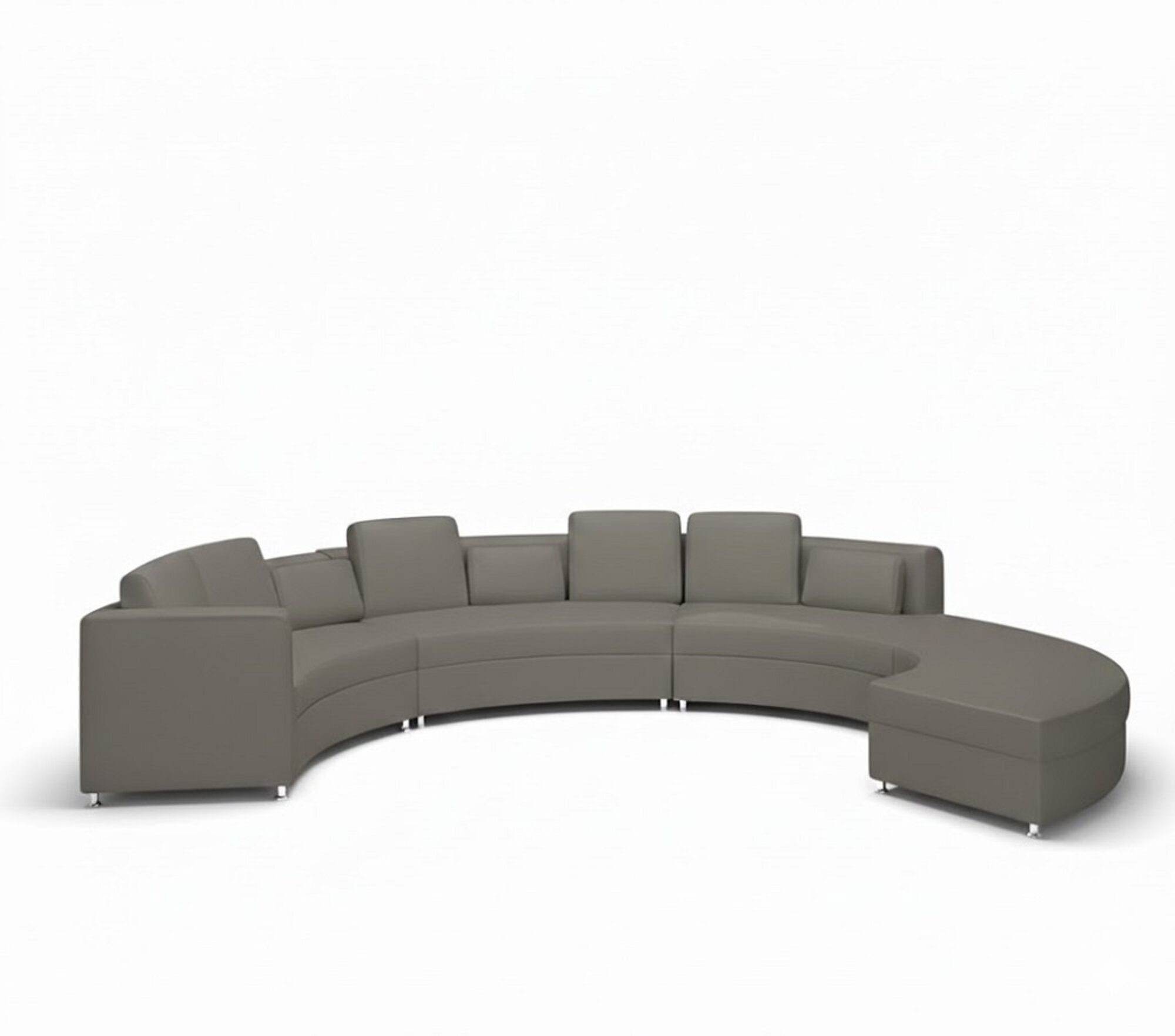 Ledersofa Couch Wohnlandschaft Ecksofa Eck Garnitur Design Modern Sofort
