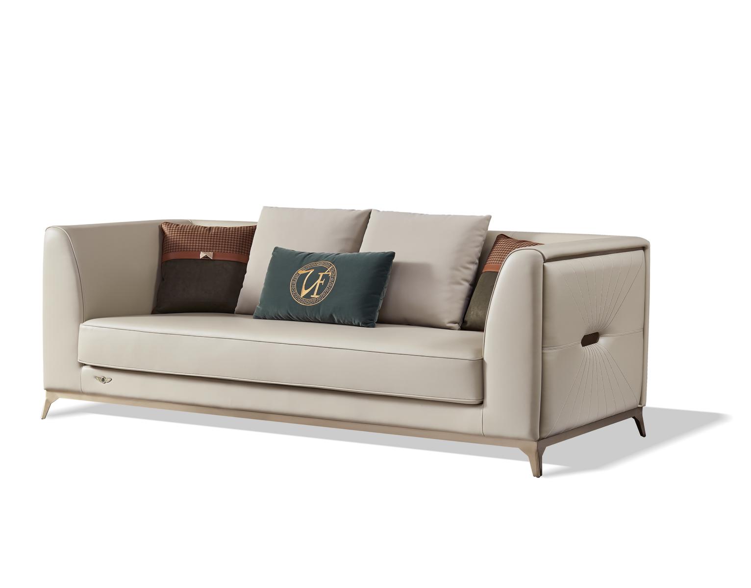 Luxus 2 Sitzer Couch Polster Sofa Textilleder Couchen Garnitur Neu Zweisitzer