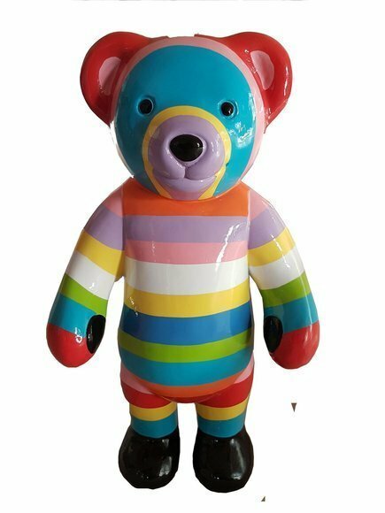 Moderne Dekoration Deko Figur Statue Skulptur Abstrakt 40 cm Teddy
