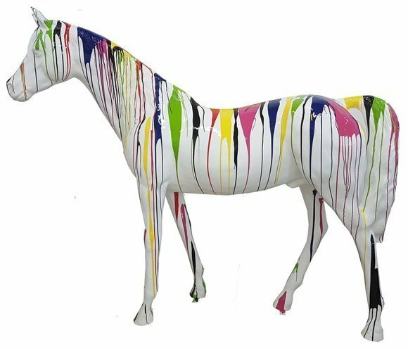 Abstrakte Dekorative Bunte Figur Statue Skulptur 190cm Figuren Statuen