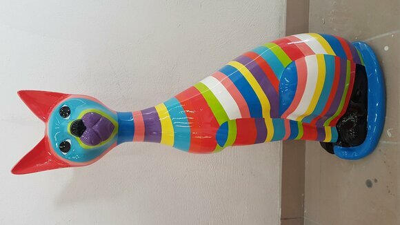 Handarbeit Abstrakte Figur Statue Design Bunte Dekorative Statuen Skulptur
