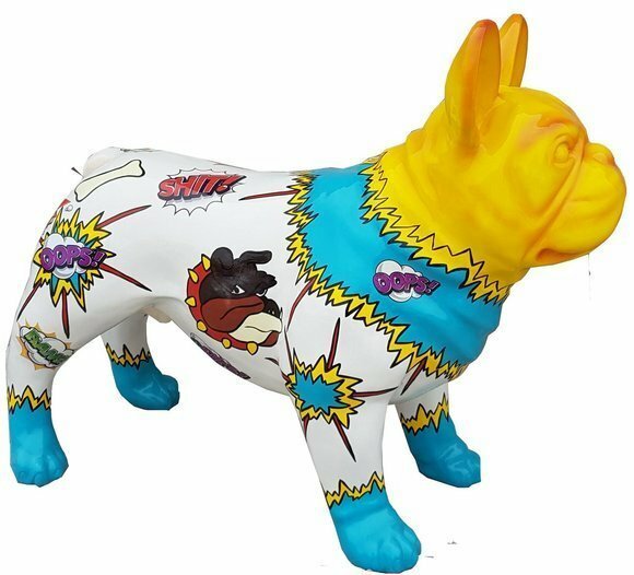 Handarbeit Abstrakte Figur Statue Bunte Design Designer Statuen Skulptur
