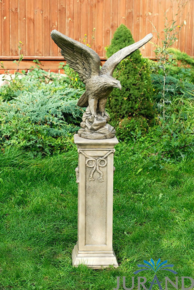 Sockel Säule Stein Statuen Garten Dekoration Podest Skulptur Antik Steinsäule