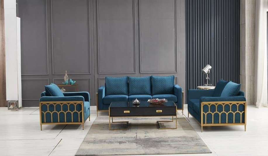 Sofagarnitur 3+2 Sitzer Sofa Sitz Couch Polster Moderne Garnitur Couchen