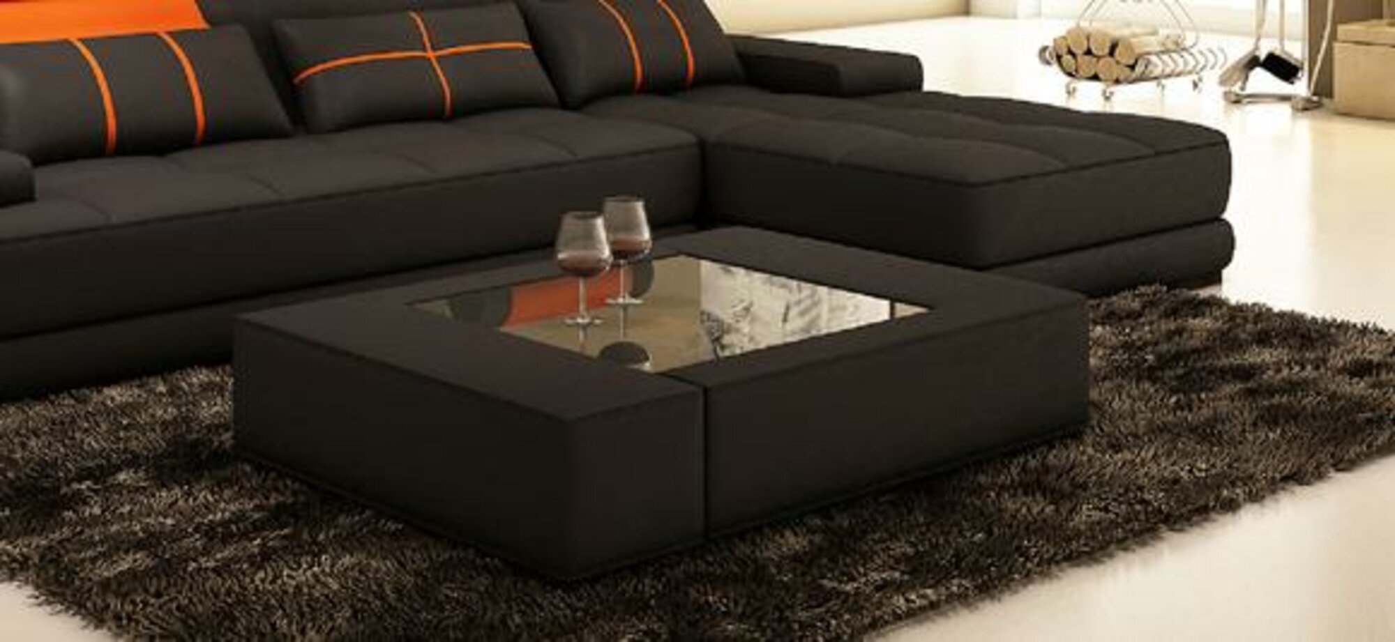 Luxus Glastisch Moderner Beistell Wohnzimmer Tische Glas SOFORT LIEFERBAR