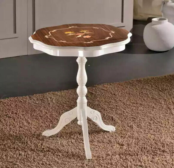 Runder Luxus Designer Couchtisch Wohnzimmer Tisch Beistell Tisch Möbel