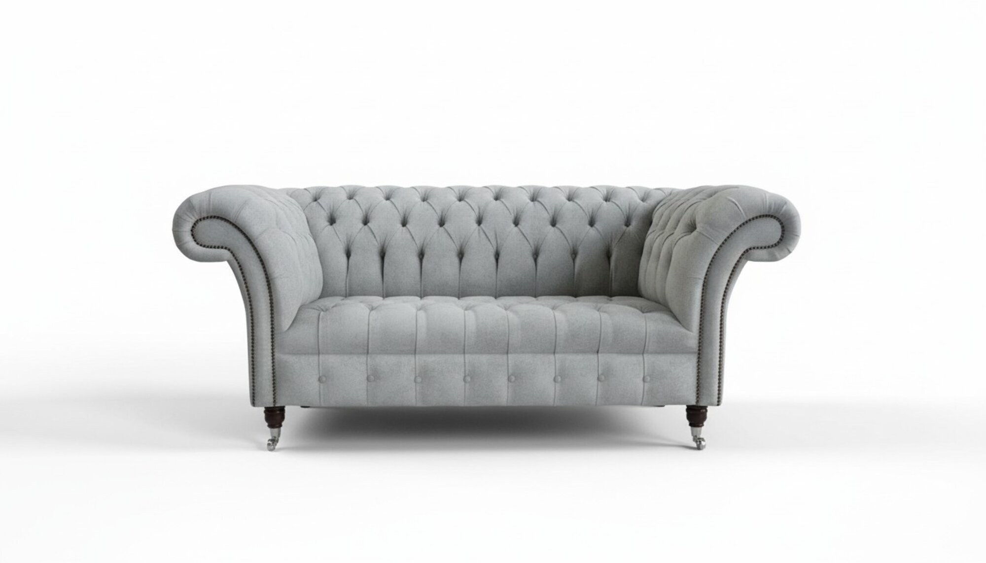 2 Sitzer Chesterfield Leder Couch Sofa Polster Sofas Design Luxus