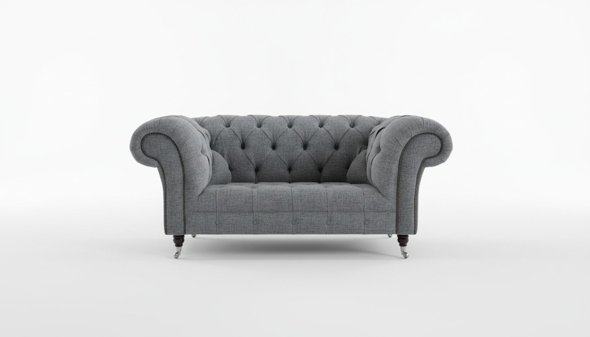 Designer-Meisterstück: Chesterfield 2-Sitzer Polster Couch
