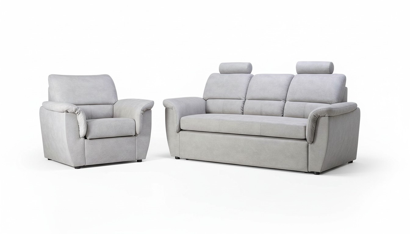 3 Sitz Sofa Couch Polster Garnitur Bettfunktion Schlafsofa Couchen Kasten Neu