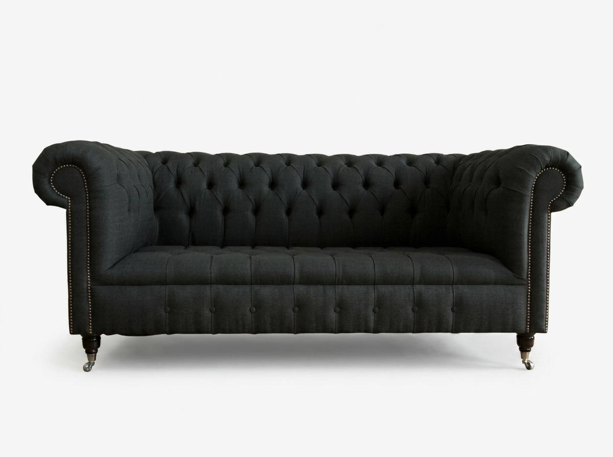 3 Sitzer Chesterfield Polster Sofas Design Luxus Couch Sofa Samt Couchen