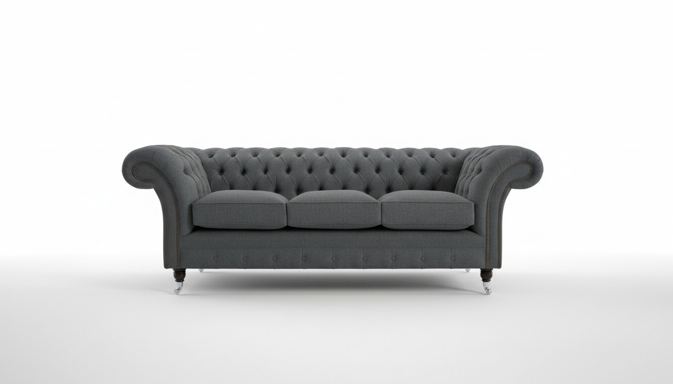 3 Sitzer Chesterfield Polster Sofas Design Luxus Couch Sofa Leder Couchen XXL