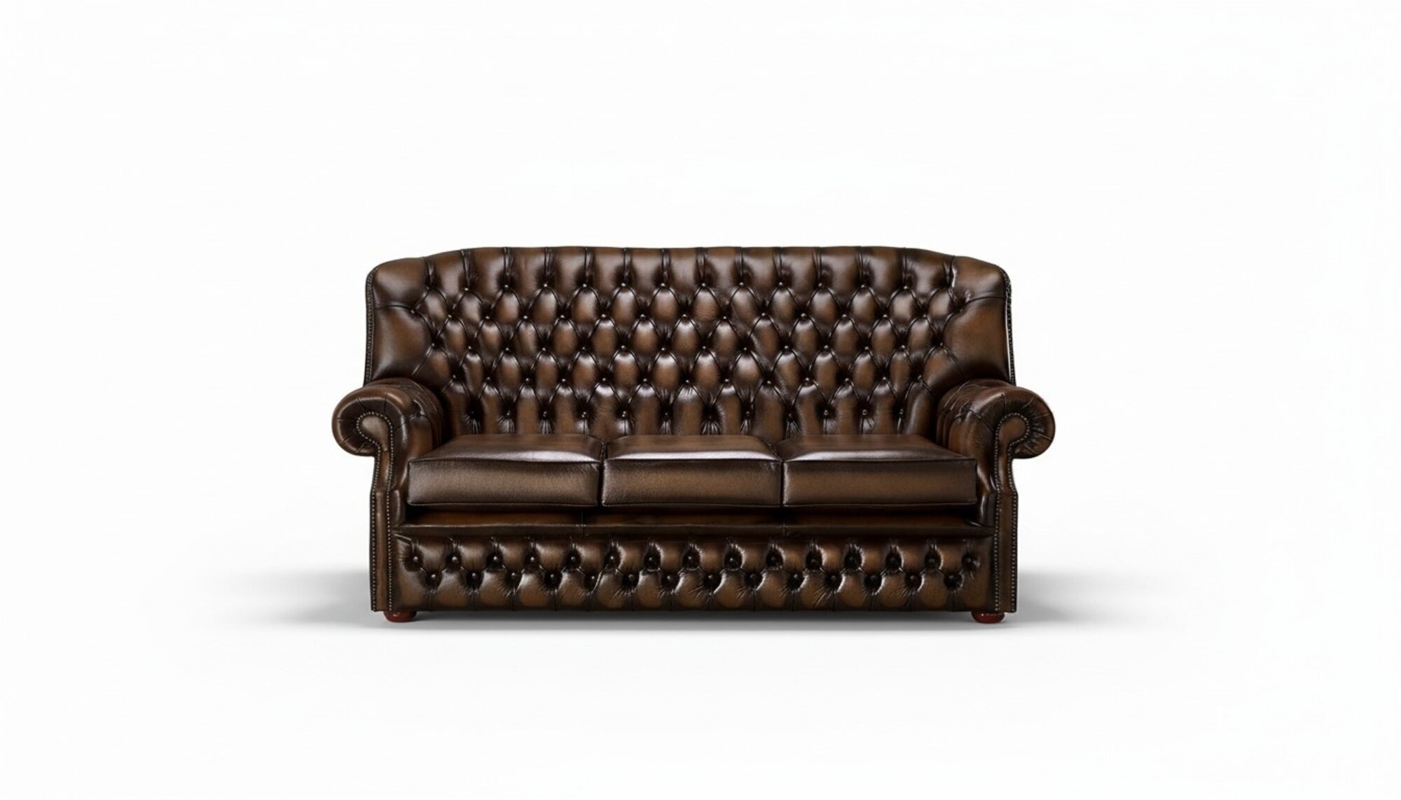 3 Sitzer Couch Polster Chesterfield Sofa Couchen Sitz Garnitur Neu