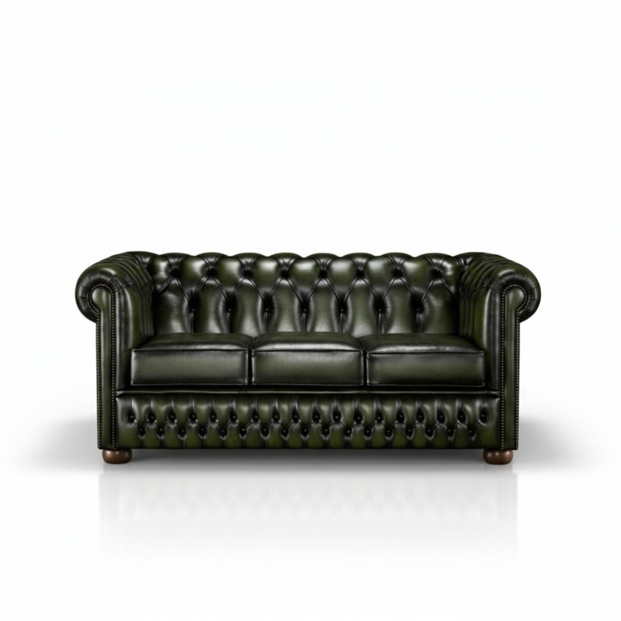 3 Sitzer Couch Textil Stoff Sofa wählbare Farbe Chesterfield Couchen