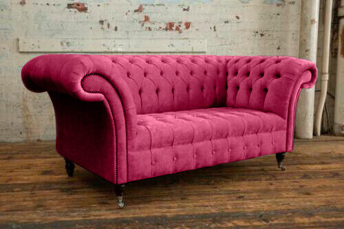 2 Sitzer Chesterfield Leder Couch Sofa Polster Sofas Design Luxus Sofas Sofort