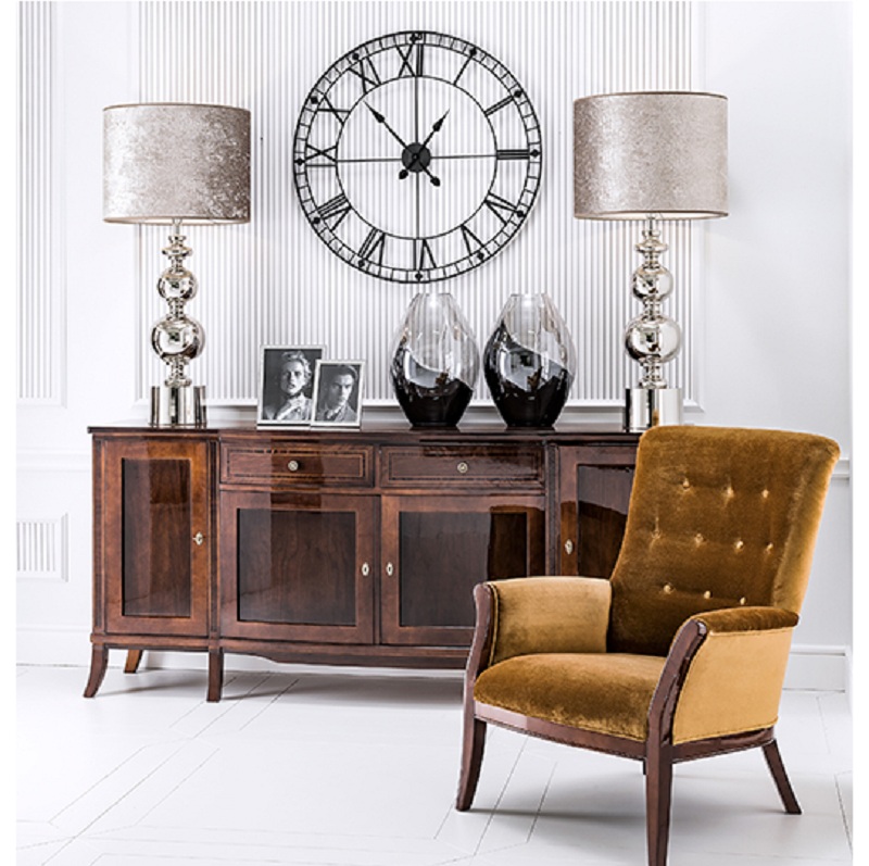 XXL Sideboard Anrichte Kommode Wohnzimmer Schrank Holz Antik Stil Design