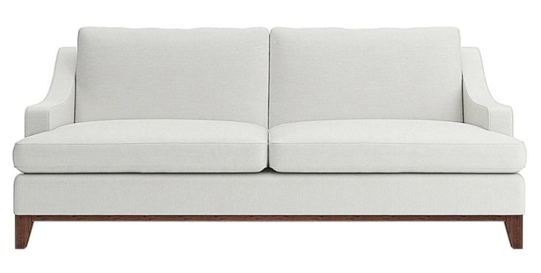 Beige Couch mit knöpfen American Style Sofa Polster Sitz Couchen Sofas Luxus Neu