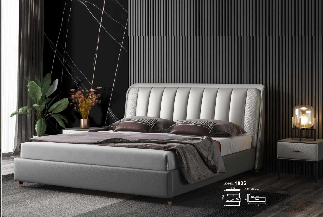 Designer Bett Schlafzimmer Betten Textil Leder Hotel Luxus Polster XXL